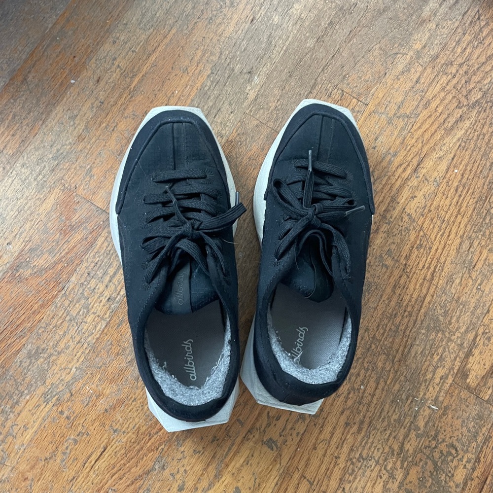 Allbirds Men's Black and White Sneakers
